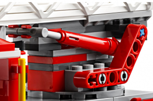 Closeup of 60107 ladder