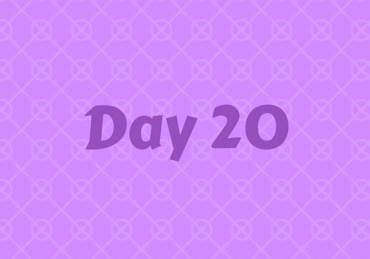 2017 Friends Advent Calendar – Day 20 2017 Friends Advent Calendar – Day 20
